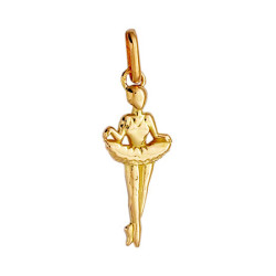 Pendentif ballerine Or 9 carats  - Bijouterie La Petite Française