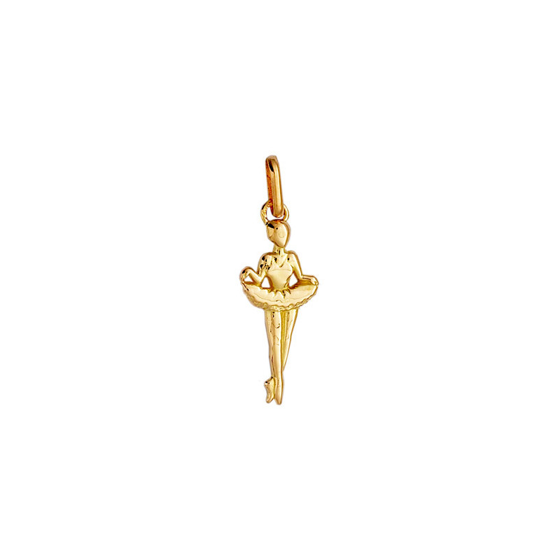 Pendentif ballerine Or 9 carats  - Bijouterie La Petite Française