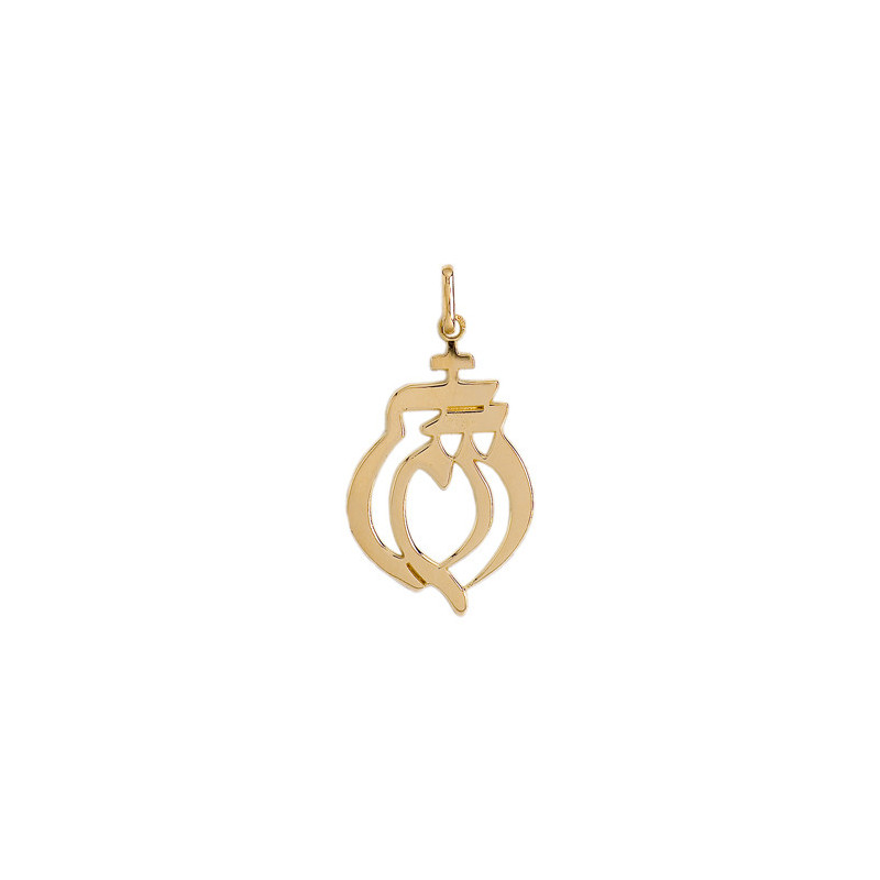 Pendentif coeur Vendéen Or 9 carats  