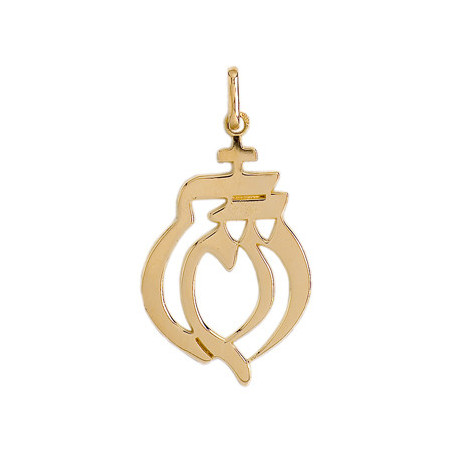 Pendentif coeur Vendéen Or 9 carats  