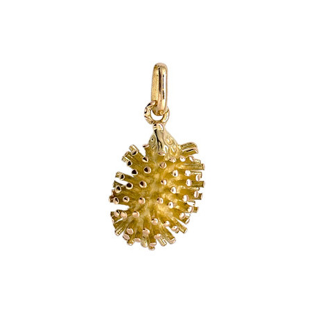 Pendentif hérisson Or 9 carats  