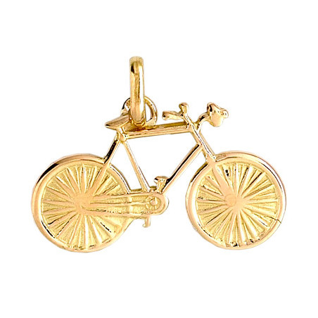 Pendentif vélo de course Or 9 carats  - Bijouterie La Petite Française