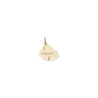 Pendentif carte la Réunion Or 9 carats  - 20 MM