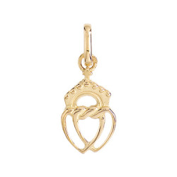 Pendentif coeur Vendéen Or 9 carats  
