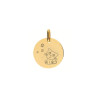 Médaille chat Or 9 carats  - 16 MM