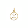 Pendentif Berbère cercle Or 9 carats  - 20 MM 