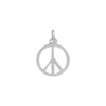 Pendentif Peace and Love Or 9 carats  