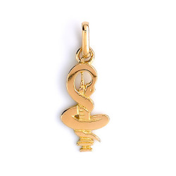 Pendentif caducée infirmier(e) Or 18 carats  