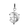 Pendentif 3 religions Or 18 carats  gris