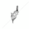 Pendentif brin de muguet en Or 18 carats  gris - Bijouterie La Petite Française