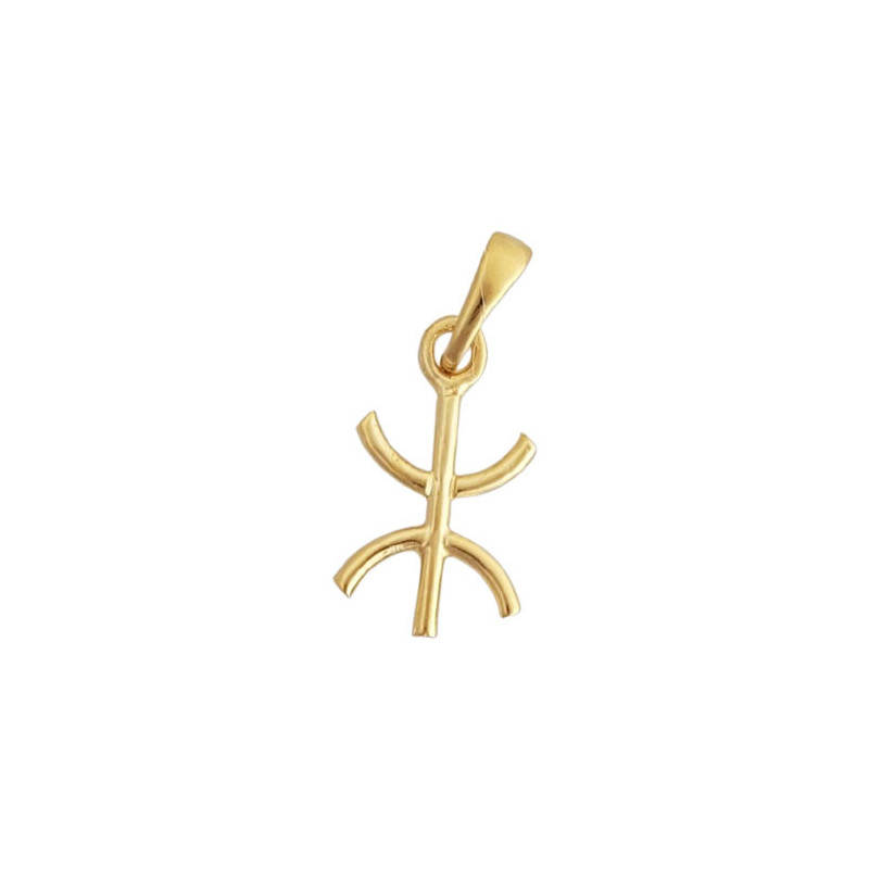 Pendentif Berbère Or 9 carats  jaune - 23 MM- Bijouterie La Petite Française