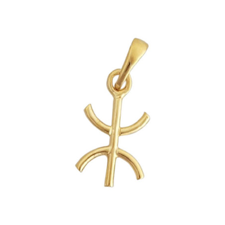 Pendentif Berbère Or 9 carats  jaune - 23 MM- Bijouterie La Petite Française
