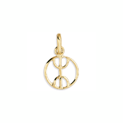 Pendentif Berbère cercle Or 18 carats  - 10 MM  - Bijouterie La Petite Française