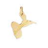 Pendentif carte Guadeloupe Or 9 carats  - 18 MM - jaune - Bijoutertie La Petite Française