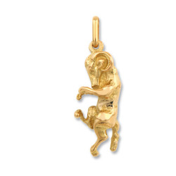 Pendentif bélier – Or 9 carats jaune ou gris- Bijouterie La Petite Française