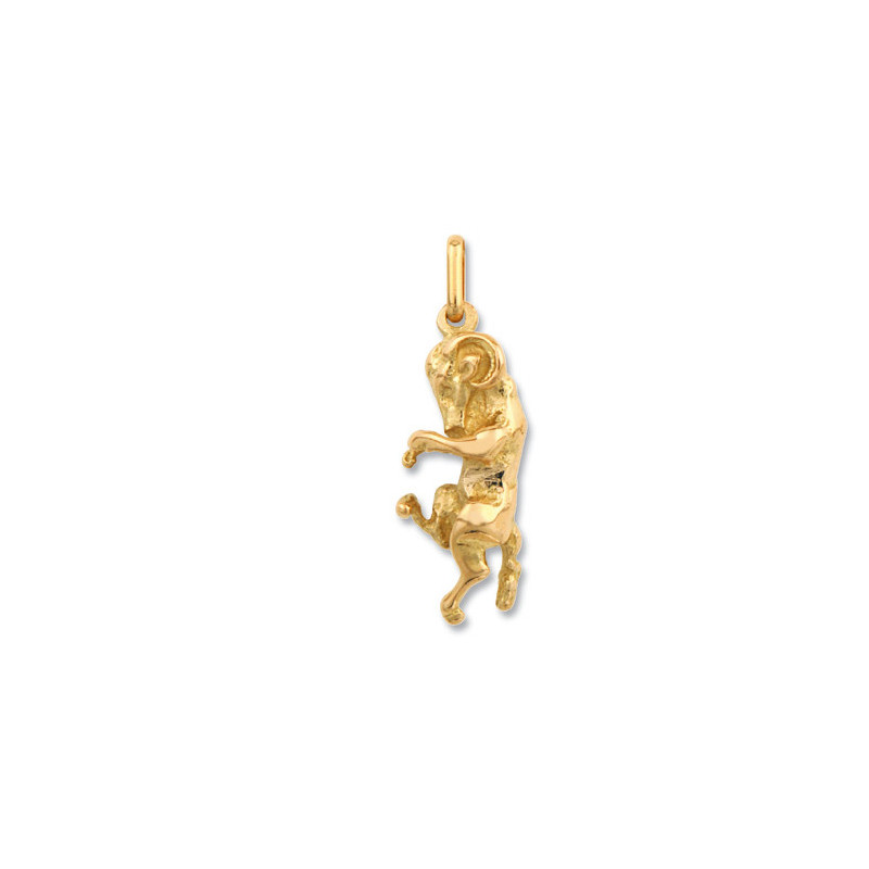 Pendentif bélier – Or 9 carats jaune ou gris- Bijouterie La Petite Française