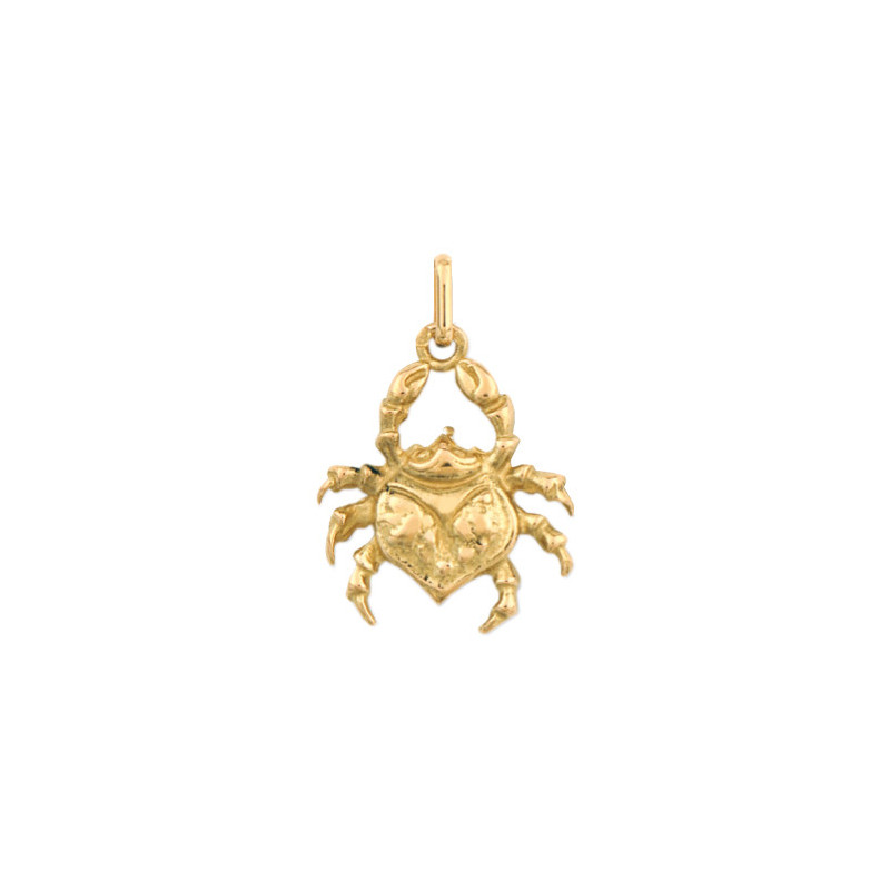 Pendentif cancer – Or 9 carats jaune ou gris- Bijouterie La Petite Française