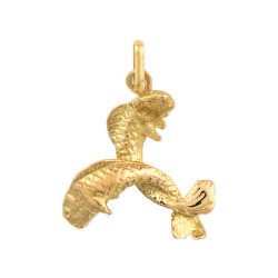 Pendentif poissons – Or 9 carats jaune ou gris- Bijouterie La Petite Française