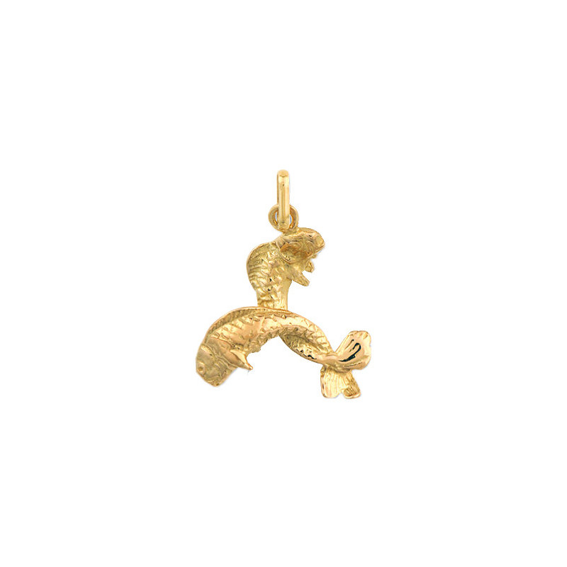 Pendentif poissons – Or 9 carats jaune ou gris- Bijouterie La Petite Française