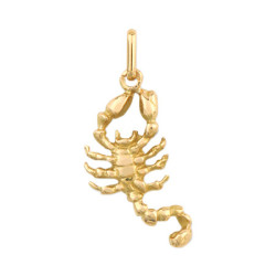 Pendentif scorpion – Or 9 carats jaune ou gris- Bijouterie La Petite Française