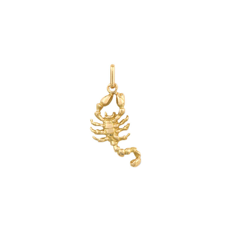 Pendentif scorpion – Or 9 carats jaune ou gris- Bijouterie La Petite Française