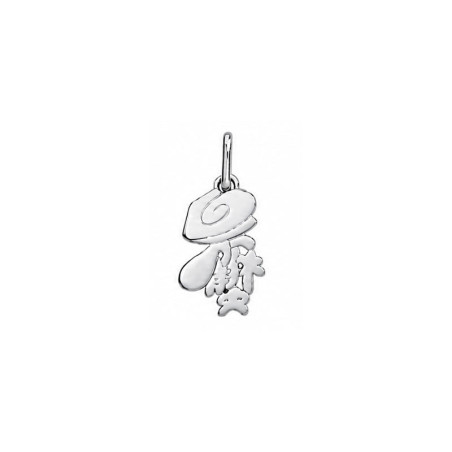 Pendentif idéogramme chinois cancer - Argent - Bijouterie La Petite Française 
