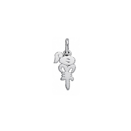 Pendentif idéogramme chinois bélier - Argent - Bijouterie La Petite Française 