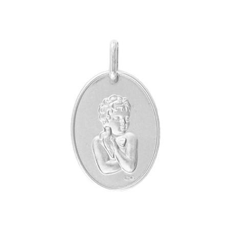 Médaille enfant à la colombe - Argent – Artisanat Français depuis 1954 