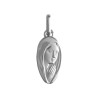 Médaille Sainte-Vierge ovale - Argent – Artisanat Français depuis 1954 