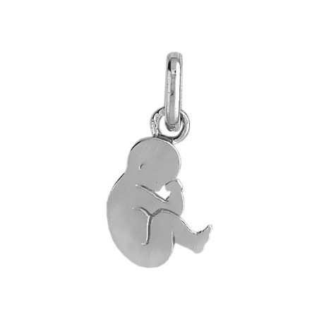 Pendentif foetus - Argent – Artisanat Français depuis 1954