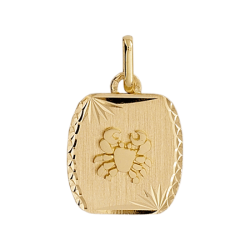 Pendentif cancer Or 9 carats jaune - Bijouterie La Petite Française