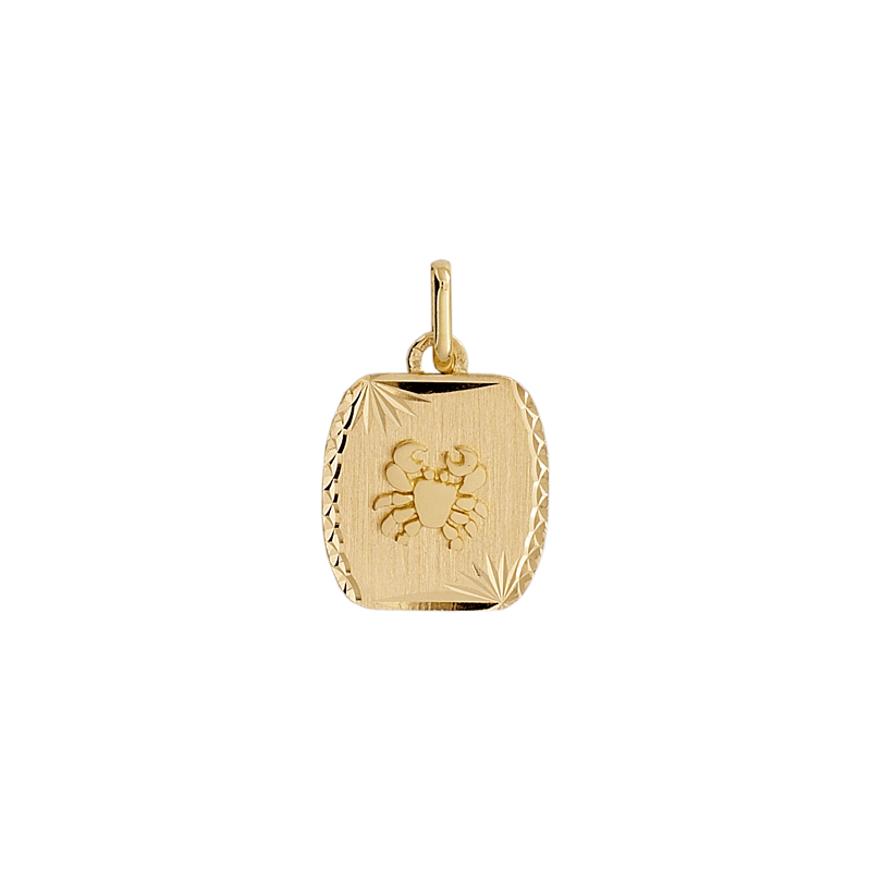 Pendentif cancer Or 9 carats jaune - Bijouterie La Petite Française