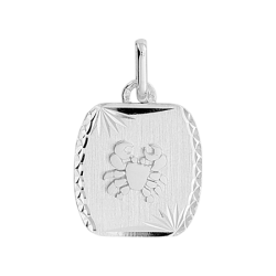Pendentif cancer – Or 9 carats jaune ou gris