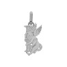 Pendentif ange lettre I  – Or 9 carats jaune ou gris – Artisanat français depuis 1954 