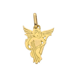 Pendentif ange lettre V Or  9 carats  