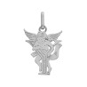 Pendentif ange lettre Y  – Or 9 carats jaune ou gris – Artisanat français depuis 1954 