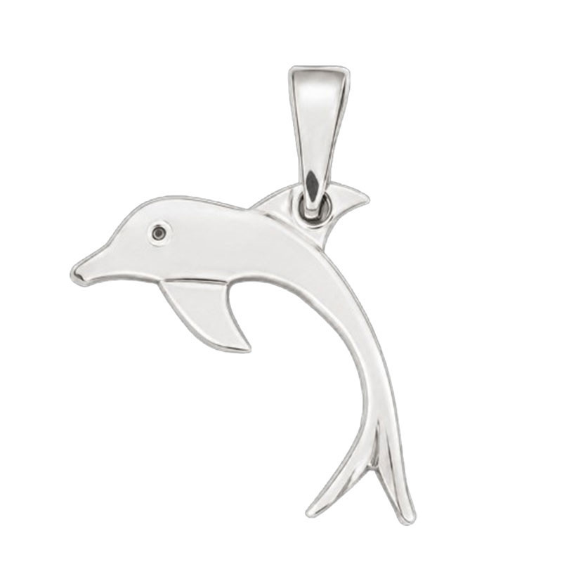 Pendentif dauphin – Argent – Atelier 1924 – Patrimoine Vivant Français 