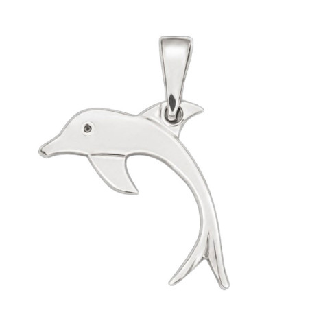 Pendentif dauphin – Argent – Atelier 1924 – Patrimoine Vivant Français 