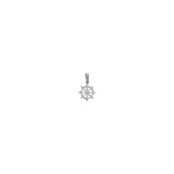 Pendentif Nœud Infini Tibétain – Argent – Atelier 1924 – Patrimoine Vivant Français 
