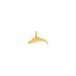 Pendentif cachalot – Or 9 carats jaune ou gris – Atelier 1924 - Patrimoine Vivant Français Couleur Or:Jaune