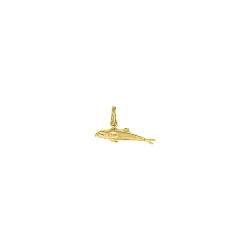 Pendentif marsouin – Or 9 carats jaune ou gris – Atelier 1924 - Patrimoine Vivant Français 