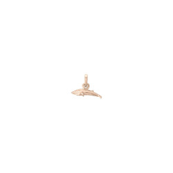  Pendentif baleine bleue – Or 18 carats jaune, gris ou rose – Atelier 1924 - Patrimoine Vivant Français Couleur Or:Rose