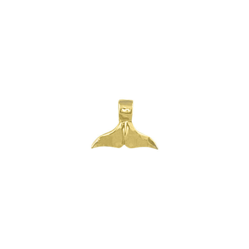  Pendentif queue de baleine– Or 14 carats jaune ou gris – Atelier 1924 - Patrimoine Vivant Français 