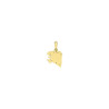 Pendentif carte Bretagne historique - Plaqué Or - jaune ou rose - Atelier 1924 - Patrimoine Vivant Français 