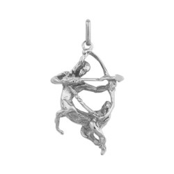 Pendentif sagittaire – Or 9 carats jaune ou gris – Artisanat français depuis 1954 