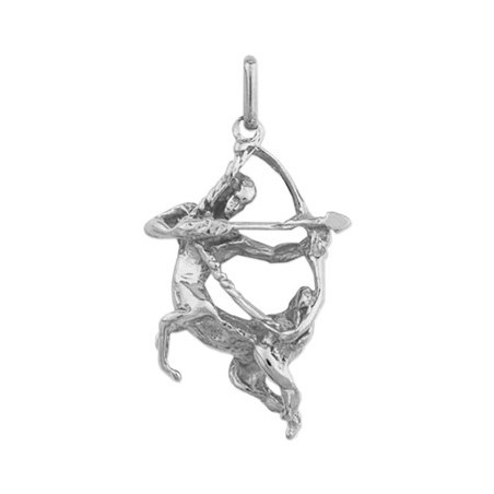Pendentif sagittaire – Or 9 carats jaune ou gris – Artisanat français depuis 1954 