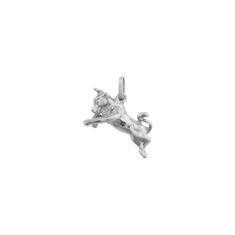Pendentif taureau – Or 9 carats jaune ou gris – Artisanat français depuis 1954 