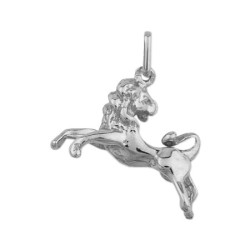 Pendentif lion – Or 9 carats jaune ou gris – Artisanat français depuis 1954 