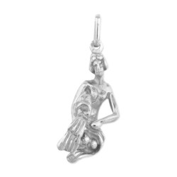 Pendentif verseau – Or 9 carats jaune ou gris – Artisanat français depuis 1954 