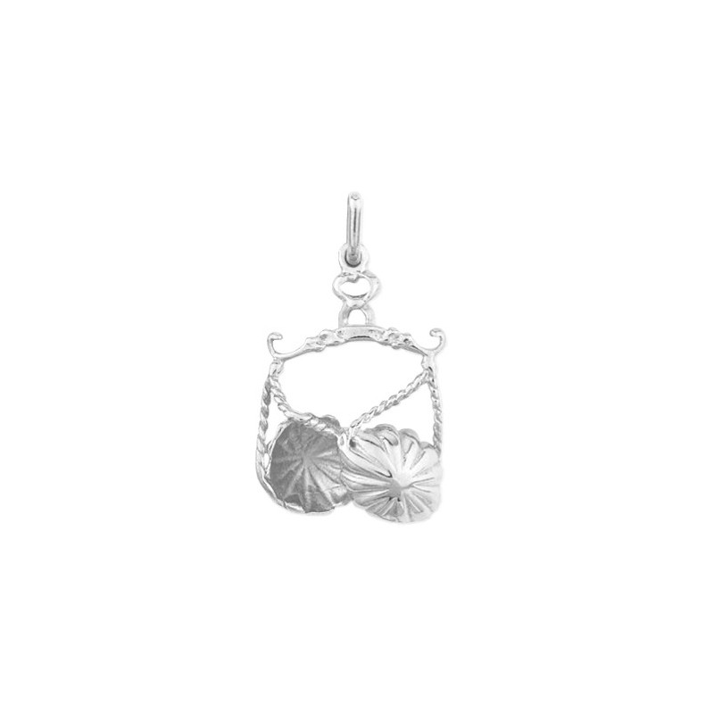 Pendentif balance – Or 9 carats jaune ou gris – Artisanat français depuis 1954 